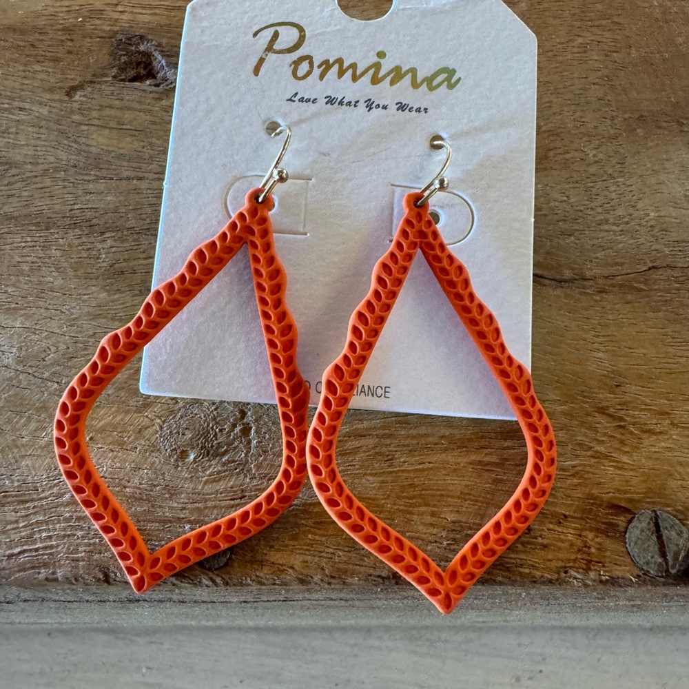 Orange Earrings